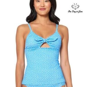 Jessica Simpson On The Spot Tankini Top Size S